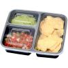 10 Pack – SimpleHouseware 3 Compartment Food Grade Meal Prep Storage Container Boxes (36 ounces)(10 Pack)