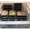 10 Pack – SimpleHouseware 3 Compartment Food Grade Meal Prep Storage Container Boxes (36 ounces)(10 Pack)