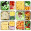 16 Pack – SimpleHouseware 3-Compartment Heavy Duty Bento Lunch Meal Prep Container Boxes, 36 ounces, 4 Color(6 Pack)