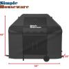 Simple Houseware 58 in. Waterproof Heavy Duty Gas BBQ Grill Cover, Weather-Resistant Polyester(55”)