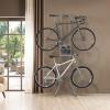 Simple Houseware Gravity Wall 2 Bike Storage Rack, Grey