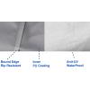 Simple Houseware Patio Chair Covers Waterproof 2 Pack, 39 x 32 x 29 Inches(3-Seater Cover)