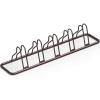 Simple Houseware 5 Bike Bicycle Floor Parking Adjustable Storage Stand, Silver(Bronze)