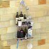 SIMPLE HOUSEWARE Stainless Steel Bathroom Hanging Shower Head Caddy Organizer (22 x 10.2 x 4.2 inches)(Medium – 22″ x 10.2″ x 4.2″)