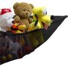 Simple Houseware 2 Pack Stuffed Animal Toy Hammock Net, Corner Wall Storage for Kids Room, White(Black)