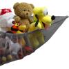 Simple Houseware 2 Pack Stuffed Animal Toy Hammock Net, Corner Wall Storage for Kids Room, White(Grey)
