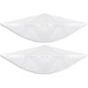 Simple Houseware 2 Pack Stuffed Animal Toy Hammock Net, Corner Wall Storage for Kids Room, White(White)