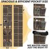 Simple Houseware 24 Pockets – 2PK 12 Large Pockets Over Door Hanging Shoe Organizer, Grey(Bronze)
