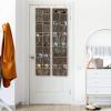 Simple Houseware 24 Pockets – 2PK 12 Large Pockets Over Door Hanging Shoe Organizer, Grey(Bronze)
