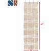 Simple Houseware 24 Pockets Large Clear Pockets Over The Door Hanging Shoe Organizer, Gray (56″ x 22.5″)(Beige)
