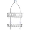 Simple Houseware Bathroom Hanging Shower Head Caddy Organizer, Chrome (22 x 10.2 x 4.2 inches)(Chrome)
