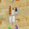 Simple Houseware Bathroom Hanging Shower Head Caddy Organizer, Chrome (22 x 10.2 x 4.2 inches)(Chrome)