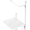 Simple Houseware Bathroom Toilet Tissue Roll Holder Stand with Cell Phone Shelf, Bronze(White)