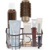 Simple Houseware Stainless Steel 6 Slots Toothbrush Holder Adhesive Wall Organizer, Chrome(Bronze)