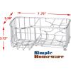 Simple Houseware Stainless Steel 6 Slots Toothbrush Holder Adhesive Wall Organizer, Chrome(Chrome)