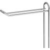 Simple Houseware Toilet Paper Holder for Bathroom Tissue Freestanding Storage, Chrome