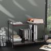 Simple Houseware Under Sink 2 Tier Expandable Heavy Duty Metal Shelf Organizer Rack, Silver (Expand from 15 to 25 inches)(Bronze)
