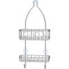SIMPLE HOUSEWARE Stainless Steel Bathroom Hanging Shower Head Caddy Organizer (22 x 10.2 x 4.2 inches)(Medium – 22″ x 10.2″ x 4.2″)