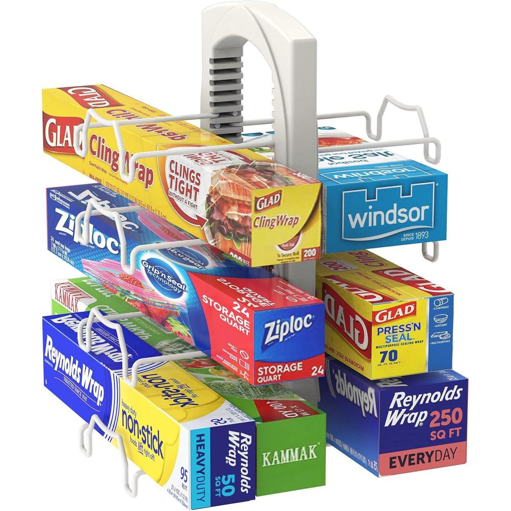 imageSimple Houseware Adjustable Kitchen Wrap Organizer