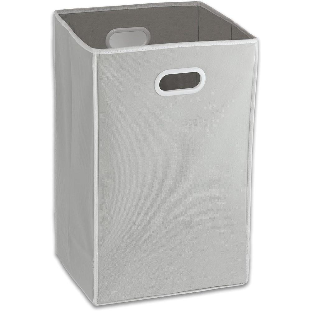 imageSimple Houseware Foldable Closet Laundry Hamper Basket BlackGrey