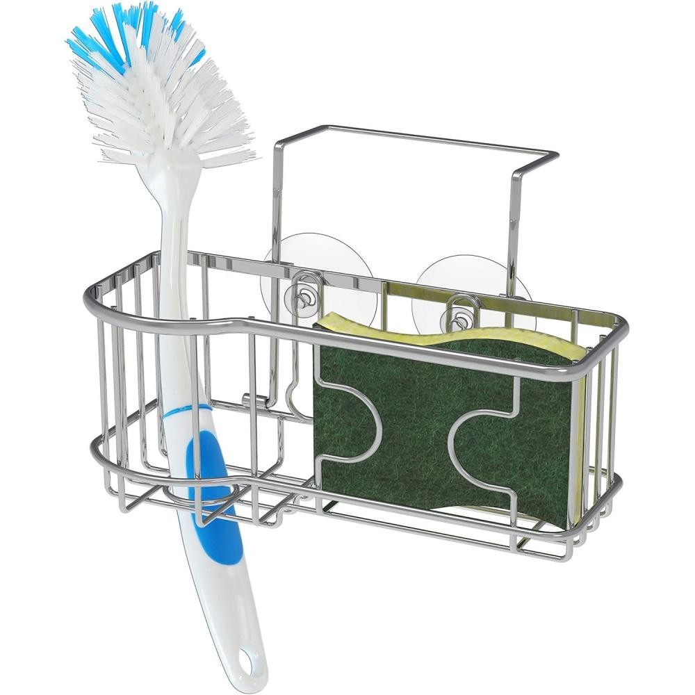 imageSimple Houseware Kitchen Sink Caddy Organizer for Brush Sponge Holder ChromeChrome