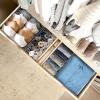 SIMPLE HOUSEWARE Foldable Drawer Organizer for Clothes/Underwear/Panty/Onesie Stocking Bin, Set of 12, Gray(Dark Gray)