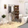 Simple Houseware 10 Shelves Hanging Shoes Organizer Holder for Closet, Grey(Brown)