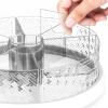 Simple Houseware 12-Inch Lazy Susan Turntable with Removable Bins and Dividers