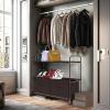 Simple Houseware 3-Tier Closet Storage with 2 Drawers, Grey(Brown)