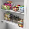 Simple Houseware 4 Pcs Pantry Clear Bin Storage Organizer, 14″ x 7″ x 3.75″(4 Pack – 12 x 6 x 3.4)