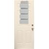 Simple Houseware 4 Pocket Over the Door Wall Mount Hanging Organizer, Beige(Grey)
