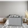 Simple Houseware 4-Bag Heavy Duty Laundry Sorter Rolling Cart, Silver(Silver)