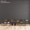 Simple Houseware 4-Tier Shoe Rack Storage Organizer 20-Pair, Grey(Bronze)