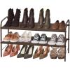 Simple Houseware 4-Tier Shoe Rack Storage Organizer 20-Pair, Grey(Bronze)