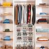 Simple Houseware 4-Tier Shoe Rack Storage Organizer 20-Pair, Grey(White)