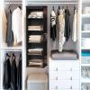 Simple Houseware 6 Shelf Hanging Closet Organizer, Gray(Black)