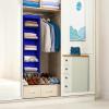 Simple Houseware 6 Shelf Hanging Closet Organizer, Gray(Dark Blue)