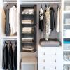 Simple Houseware 6 Shelf Hanging Closet Organizer, Gray(Dark Gray)