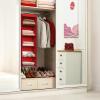 Simple Houseware 6 Shelf Hanging Closet Organizer, Gray(Red)
