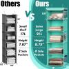 Simple Houseware 6 Shelf Hanging Closet Organizer, Gray(Turquoise)