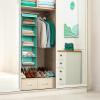 Simple Houseware 6 Shelf Hanging Closet Organizer, Gray(Turquoise)