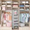 Simple Houseware 6 Shelf Hanging Closet Organizer with 5 Drawers Storage, Gray