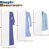 Simple Houseware 65-inch Clear Garment Bags with Zipper for Gowns, Suits, Dresses, Costumes, Uniforms, 2 Pack(10 Pack – 40″ & 50″ & 60″)