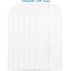 Simple Houseware 65-inch Clear Garment Bags with Zipper for Gowns, Suits, Dresses, Costumes, Uniforms, 2 Pack(6 Pack – 60″)