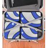 Simple Houseware 8-Set Packing Cubes for Travel, Luggage Organizer with Laundry Bag, Shoe Bag & Clear Pocket Label, Blue(Blue)