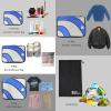 Simple Houseware 8-Set Packing Cubes for Travel, Luggage Organizer with Laundry Bag, Shoe Bag & Clear Pocket Label, Blue(Blue)