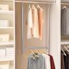 Simple Houseware Adjustable Closet Hanging Rod, Chrome(Chrome)