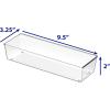 Simple Houseware Clear Drawer Organizer for Office Bin Desk Storage, Assorted Size, 6 Packs(Large)