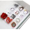 Simple Houseware Clear Drawer Organizer for Office Bin Desk Storage, Assorted Size, 6 Packs(Small)