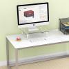 Simple Houseware Clear Glass Computer Monitor Stand Riser with Drawer